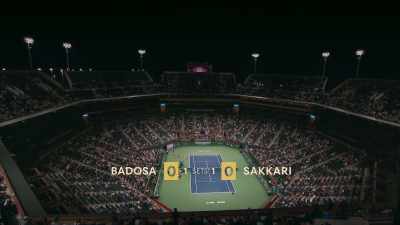 If she can get her head into a good place,
she could easily win this first set. - Break Point