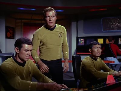 If we can get one phaser working,
sir, one shot will detonate it. - Star Trek
