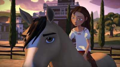 If we can just make that last jump, - Spirit: Riding Free