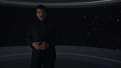 If we can learn to surf
those gravitational waves the - Cosmos: Possible Worlds