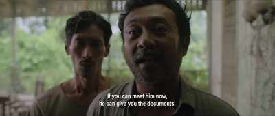 If you can meet him now,
he can give you the documents. - Impetigore