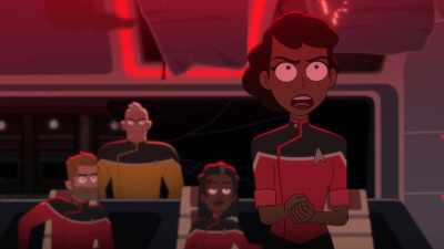 If we can plant a virus
in their system, - Star Trek: Lower Decks