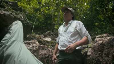 If he can read any carvings, - Lost Treasures of the Maya