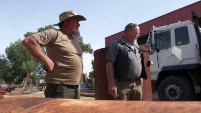 If they can replace sweat and muscle
with a powerful machine, - Outback Opal Hunters