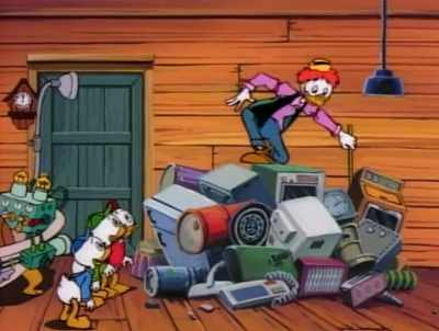 If you can't even build
a proper pit trap - DuckTales