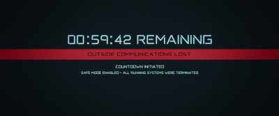 If we can't restore
comms in the next hour, - Black Site