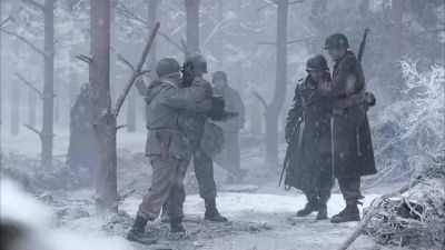 If they come by here y'all remember to smile for the camera - Band of Brothers