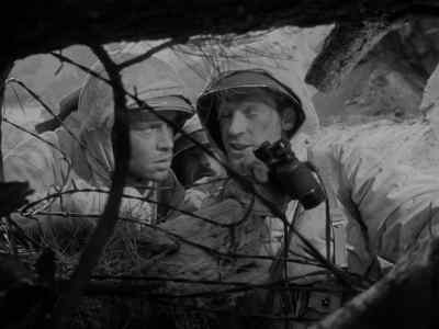 If we could suck that guy out here
where he don't smell us... - Fixed Bayonets!