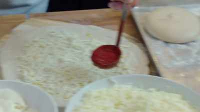 If you cover your whole
pizza with sauce - No Recipe Road Trip With the Try Guys
