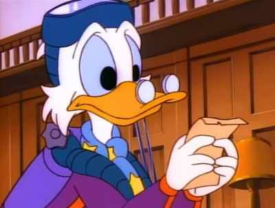 If we crashed, then
why are we still in the air? - DuckTales