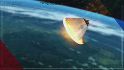 If they didn't compute
their reentry just right,
they'll burn up. - Tales From The Explorers Club