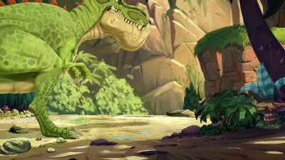 If you didn't stand up,
I would've had that record. - Gigantosaurus