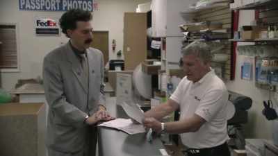 "If you do not deliver bribe - Borat Subsequent Moviefilm