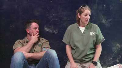 If he doesn't take it,
she'll try again in an hour, - Secrets of the Zoo