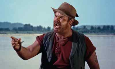 If you don't get me to
that landing afore crockett, - Davy Crockett and the River Pirates