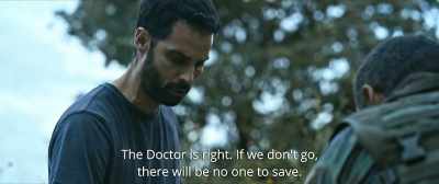 If we don't go,
there will be nobody to save... - Infection
