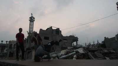 If we don't have a sound mind,
we will collapse, we will give up, - Killing Gaza