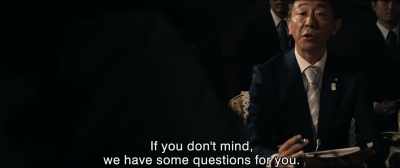 If you don't mind,
we have some questions for you. - Shin Ultraman