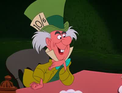 Oh yes I was sitting on the riverbank with uhwith you know whoI doI mean my c a tTeaJust half a cup if you don't mind - Alice in Wonderland