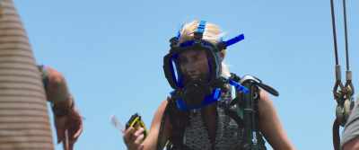 ...if you drop it,
you got to go down and get it. - 47 Meters Down