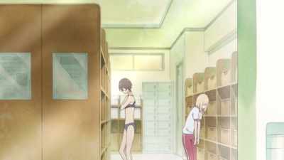 If you feel uncomfortable,
I-I'll make sure not to look. - Kase-san and Morning Glories