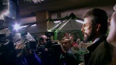 If Gerry Adams was expecting
a hero's welcome after his visit - Once Upon a Time in Northern Ireland
