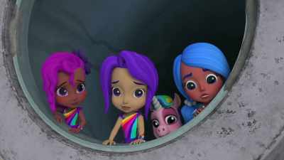 If we get dumped in that cement, - Rainbow Rangers
