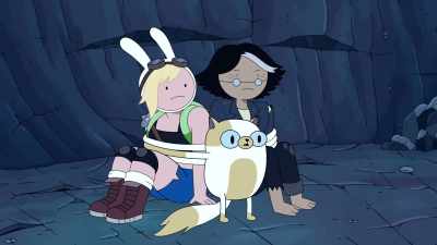 If we get that jewel, I
can use it to reprogram - Adventure Time: Fionna & Cake