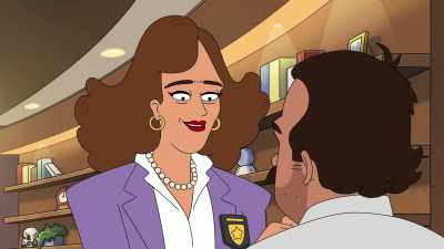 If you get nervous, just
imagine it's a crime scene. - Grimsburg