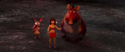 If we get off this volcano I'll
bring you ten sweet leaf trees! - Ainbo
