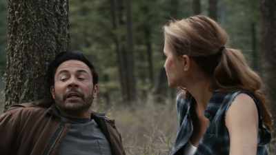 -If we go back in that direction
we'll find the road, right? - Taken In Montana