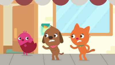 If you go back inside
before it's our turn, - Sago Mini Friends