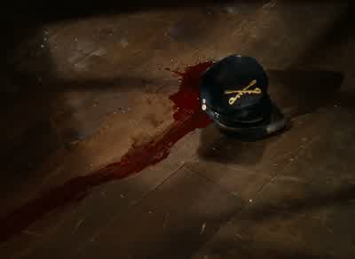 If he bleeds across the yard, we can't hide it. - Gone with the Wind