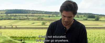 If he's not educated,
he'll never go anywhere. - Back to Burgundy