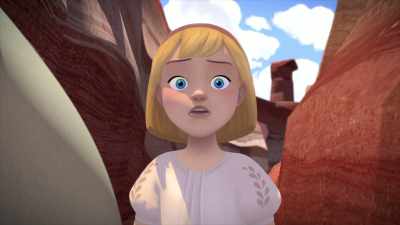 If hopscotch was super dangerous. - Spirit: Riding Free