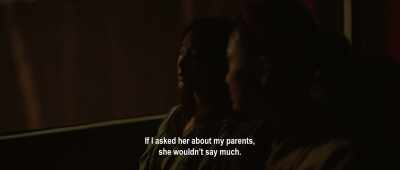 If I asked her about my parents,
she wouldn't say much. - Impetigore