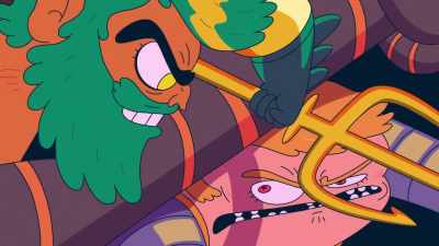 If I beat you with your machine, - Aquaman: King of Atlantis