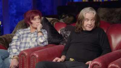If I [bleep] saw someone
walking in my basement, - The Osbournes Want to Believe