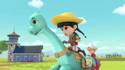 If I can catch up to Quack,
I know I can stop him! - Dino Ranch