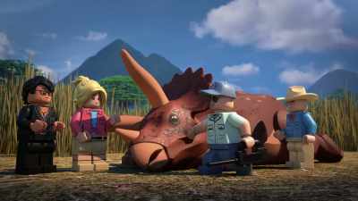 If I can dig
through her stool, - LEGO Jurassic Park: The Unofficial Retelling