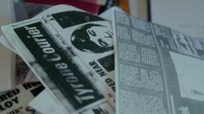 If I could just read this
newspaper article from 1973. - Murder in the Badlands