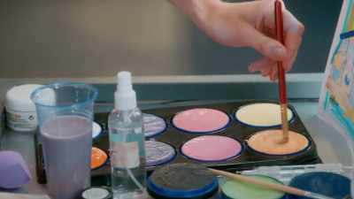 If I have time,
I'm gonna add glitter and stuff, - Glow Up: Britain's Next Make-Up Star