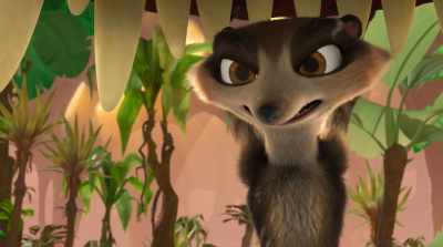 If I let go, she'll surgically remove
your top from your bottom. - The Ice Age Adventures of Buck Wild
