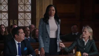 If I may have
a moment with my client... - Law & Order