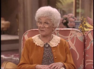If I met a man that age who looked halfway decent - The Golden Girls