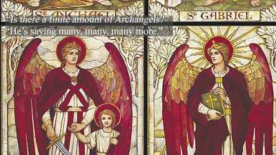 >> If I refer to the Archangel
Michael, do you think, oh, - Hacking the Afterlife