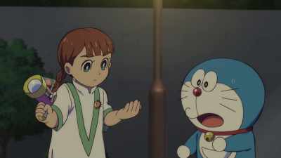 If I set it to the "un-morph" mode... - Doraemon the Movie: Nobita's Sky Utopia