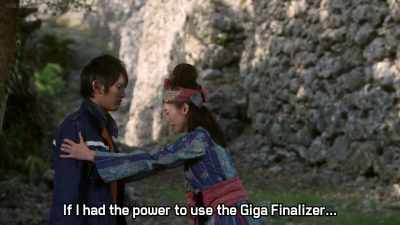 If I had the power to use
the giga finalizer... - Ultraman Geed the Movie: Connect! The Wishes!!