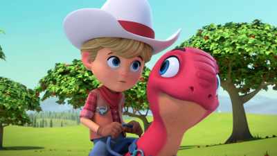 If I wasn't looking forward to
Ma's apple pie so much, - Dino Ranch