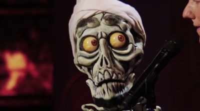 If I yell, "Fetch, boy,"
he grabs my leg and runs like hell. - Jeff Dunham: Relative Disaster